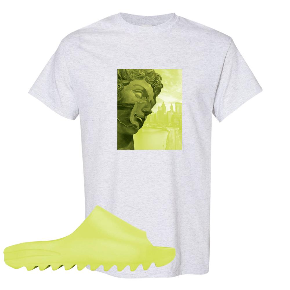 Glow Green Slides T Shirt | Miguel, Ash