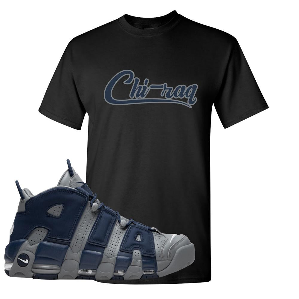 Georgetown Uptempos T Shirt | Chiraq, Black