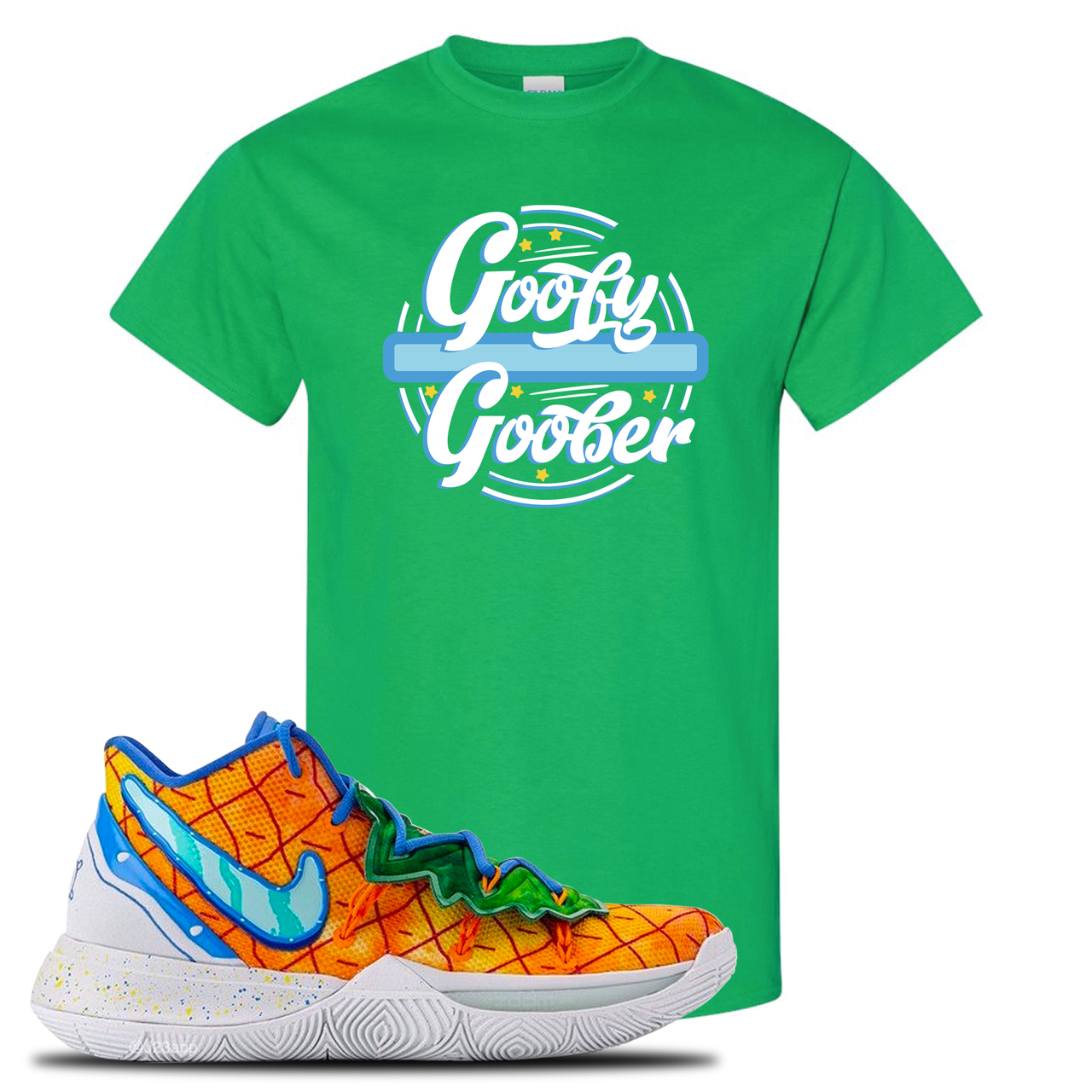 Kyrie 5 Pineapple House Goofy Goober Irish Green Sneaker Hook Up T-Shirt