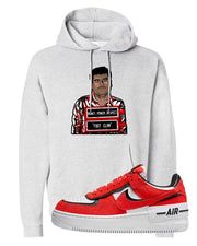 Shadow Chicago AF 1s Hoodie | El Chapo Illustration, Ash