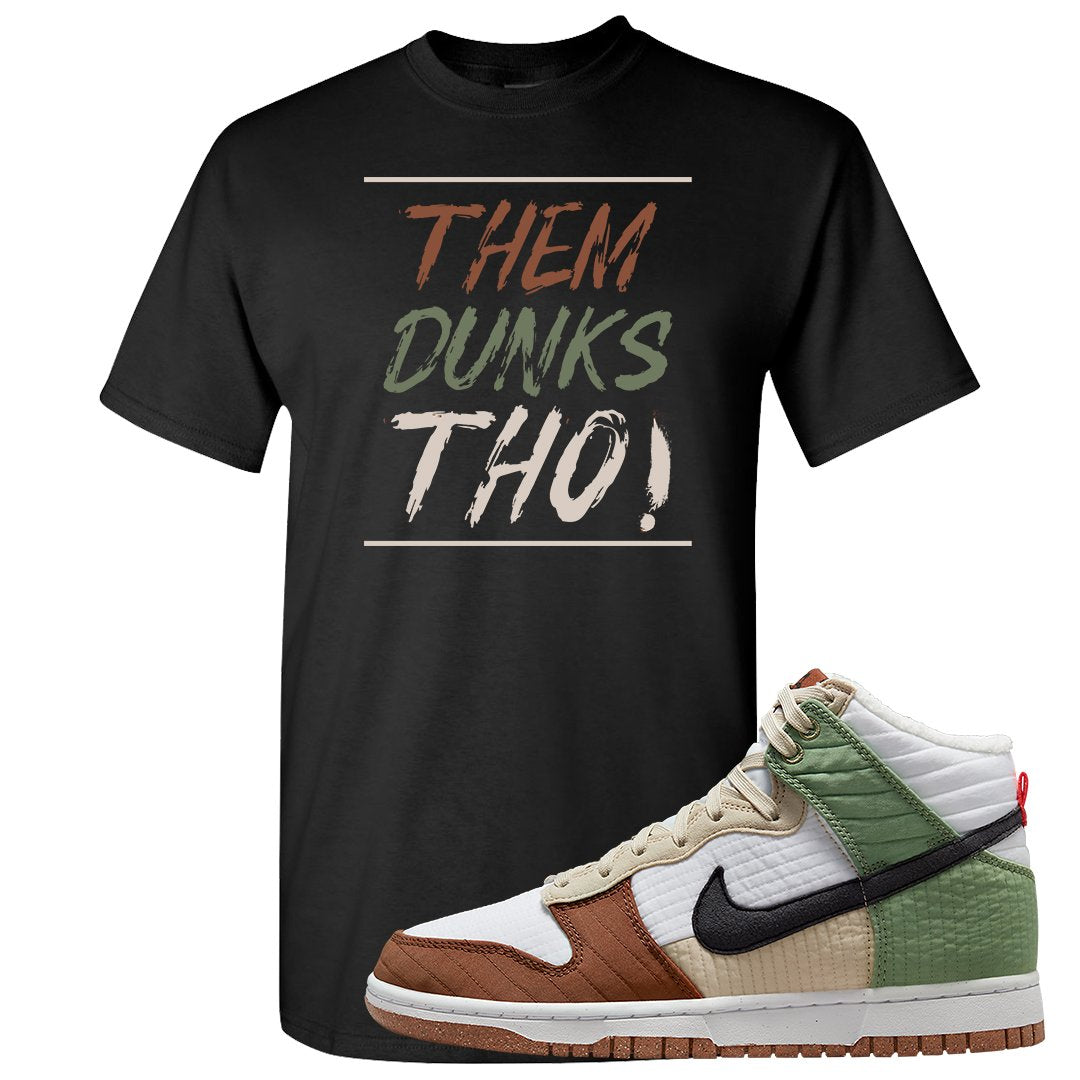 Toasty High Dunks T Shirt | Them Dunks Tho, Black