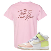 Cashmere High Dunks T Shirt | Talk To Me Nice, Light Pink