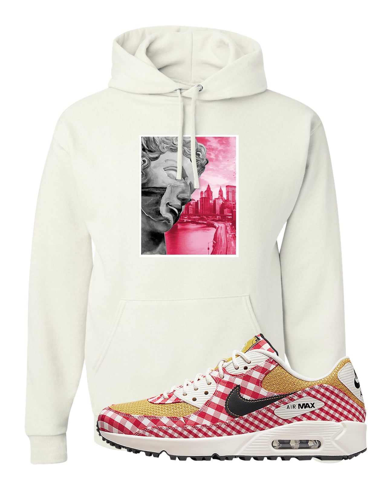 Picnic Golf 90s Hoodie | Miguel, White