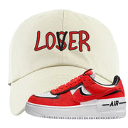 Shadow Chicago AF 1s Dad Hat | Lover, White