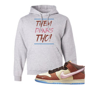 Chocolate Milk Mid Dunks Hoodie | Them Dunks Tho, Ash