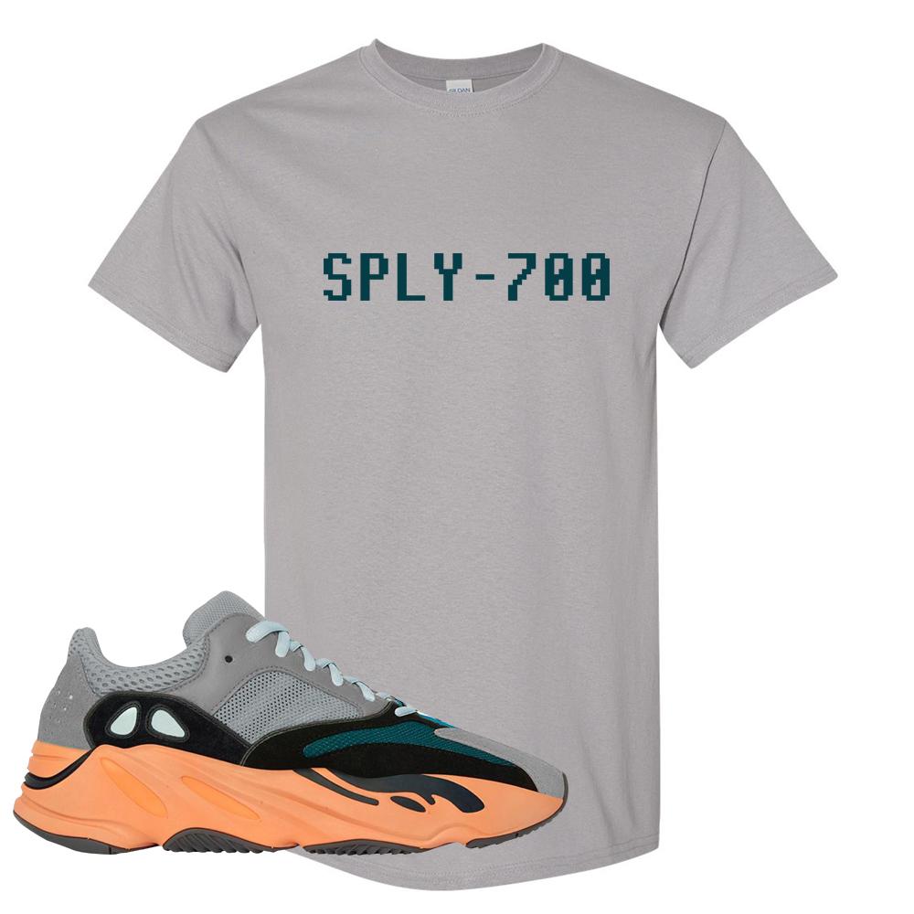 Wash Orange 700s T Shirt | Sply-700, Gravel