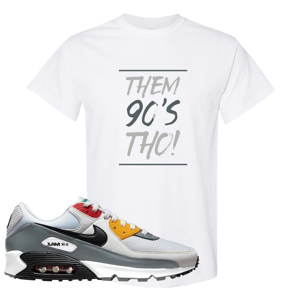 Peace Love Basketball 90s T Shirt | Them 90's Tho, White