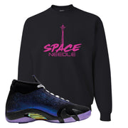 Doernbecher 14s Crewneck Sweatshirt | Space Needle, Black