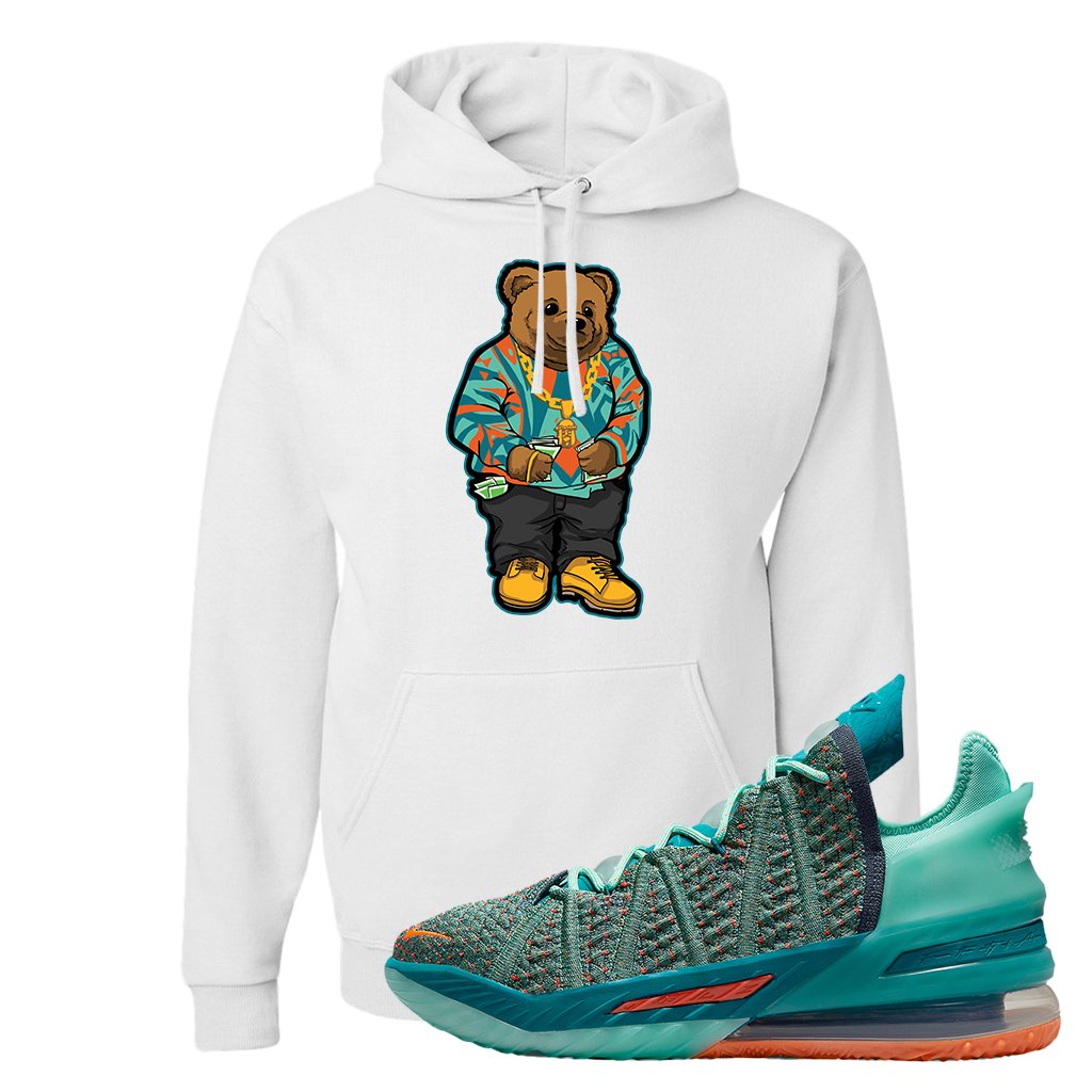 Lebron 18 We Are Family Hoodie | Sweater Bear, White
