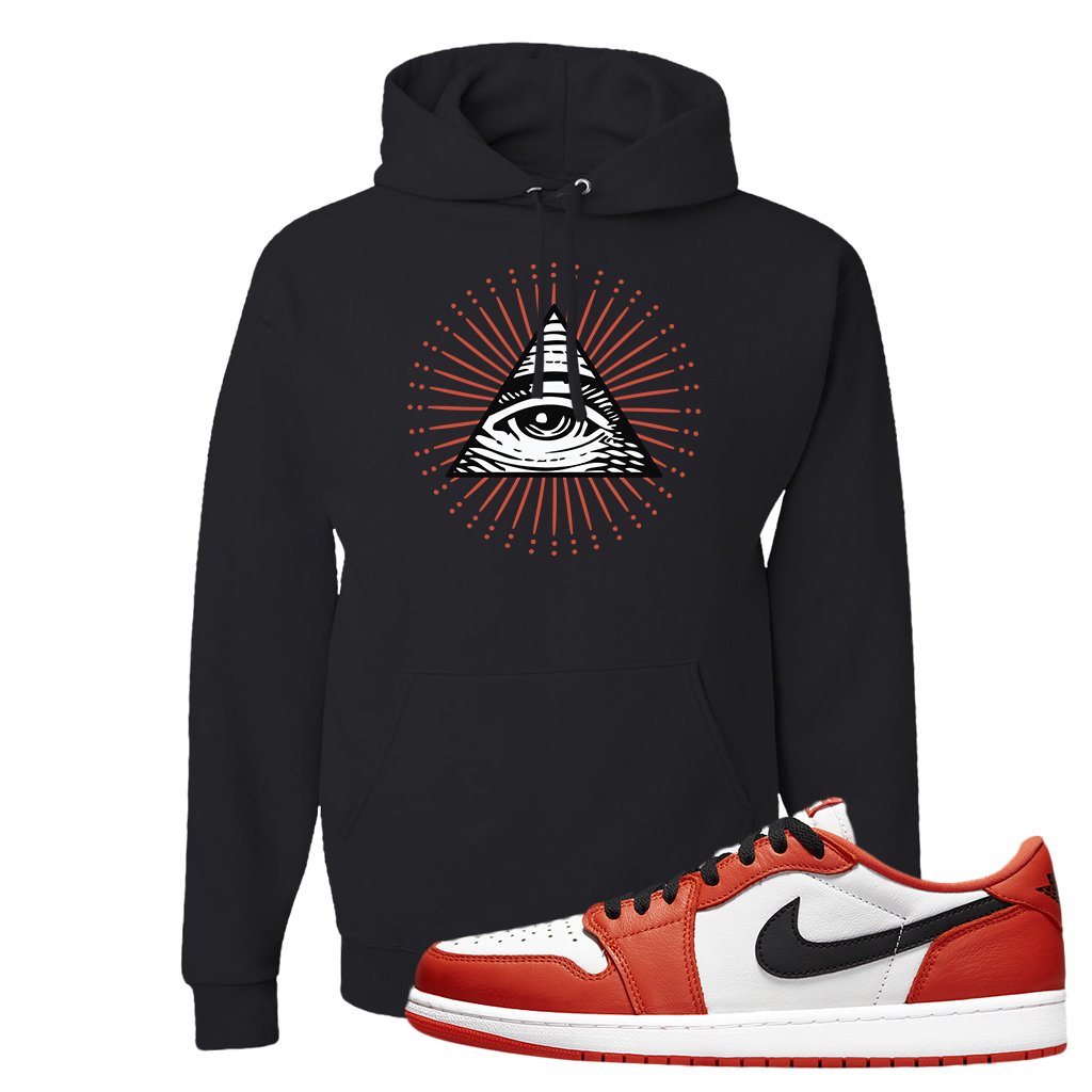 Starfish OG Low 1s Hoodie | All Seeing Eye, Black