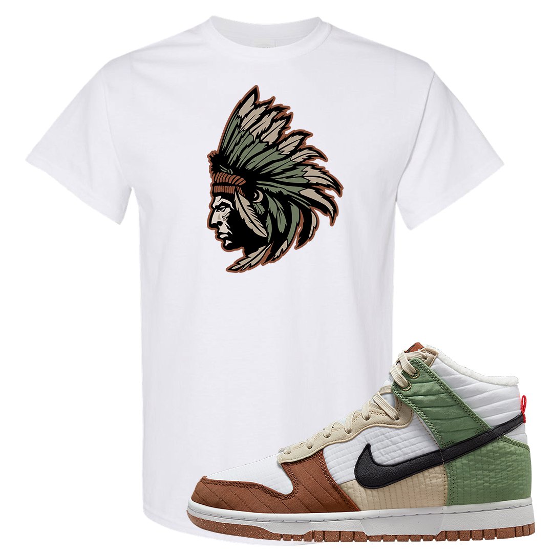Toasty High Dunks T Shirt | Indian Chief, White