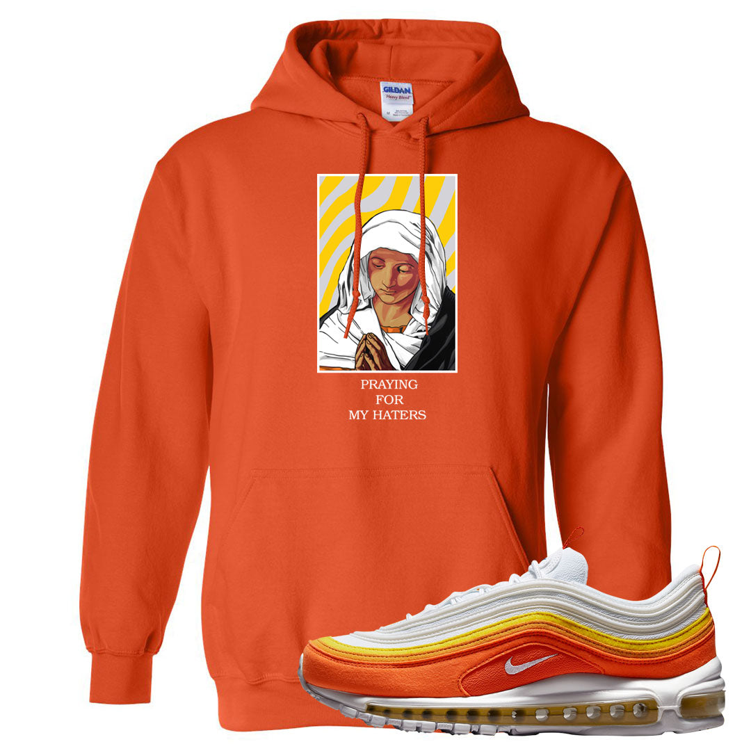 Club Orange Yellow 97s Hoodie | God Told Me, Orange