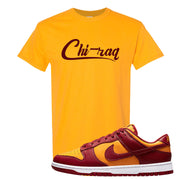 Midas Gold Low Dunks T Shirt | Chiraq, Gold
