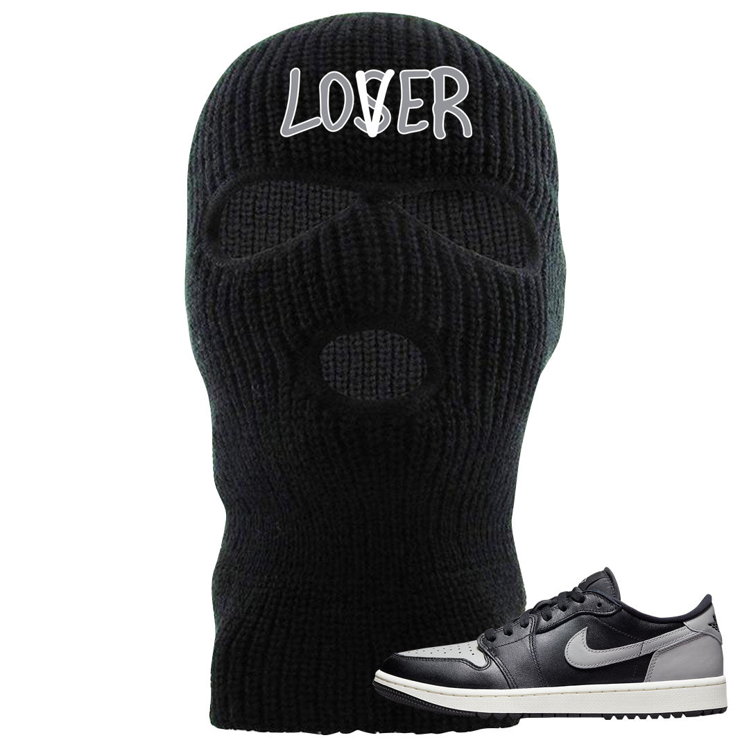 Shadow Golf Low 1s Ski Mask | Lover, Black