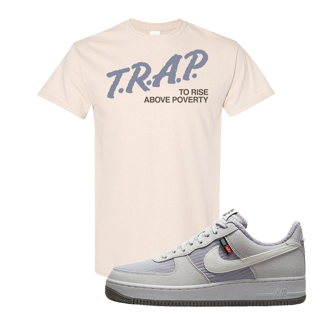 Toasty Low 1s T Shirt | Trap To Rise Above Poverty, Natural