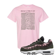 Olive Pink Camo 95s T Shirt | Vibes Japan, Light Pink