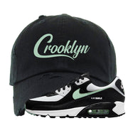 Black Mint 90s Distressed Dad Hat | Crooklyn, Black