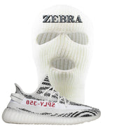 Yeezy Boost 350 V2 Zebra Zebra White Sneaker Hook Up Ski Mask