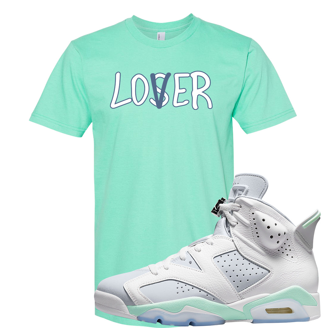 Mint Foam 6s T Shirt | Lover, Mint