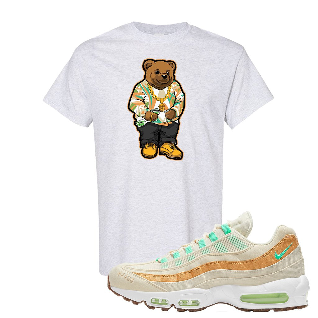 Happy Pineapple 95s T Shirt | Sweater Bear, Ash