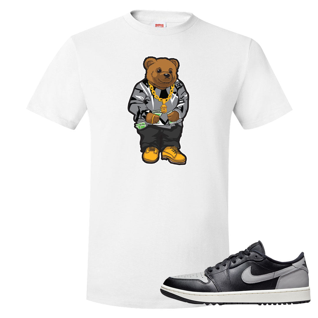 Shadow Golf Low 1s T Shirt | Sweater Bear, White