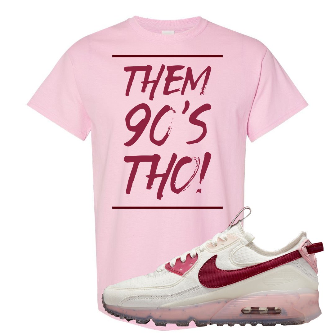 Terrascape Pomegranate 90s T Shirt | Them 90's Tho, Light Pink