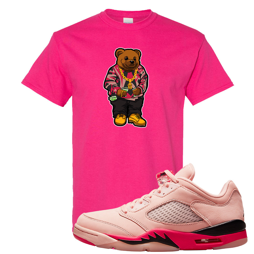 Arctic Pink Low 5s T Shirt | Sweater Bear, Heliconia