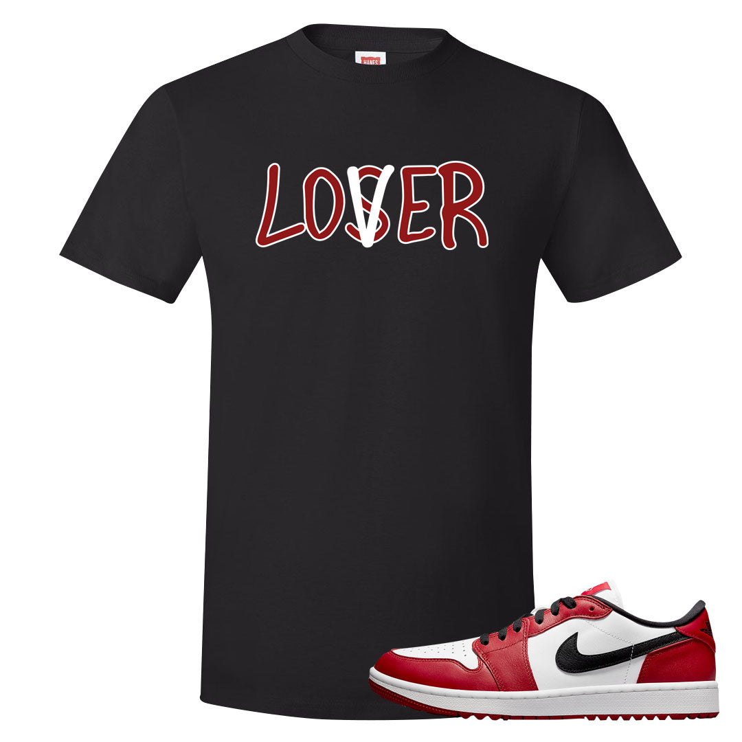Chicago Golf Low 1s T Shirt | Lover, Black