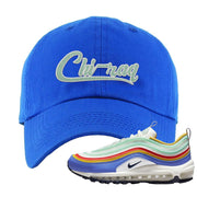 Multicolor 97s Dad Hat | Chiraq, Royal