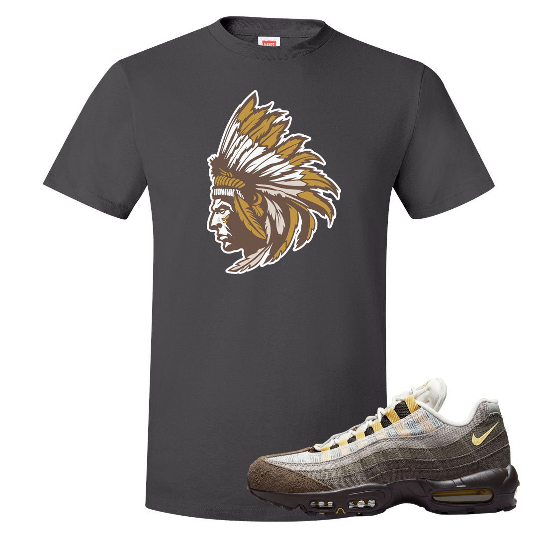 Ironstone Hemp 95s T Shirt | Indian Chief, Smoke Grey