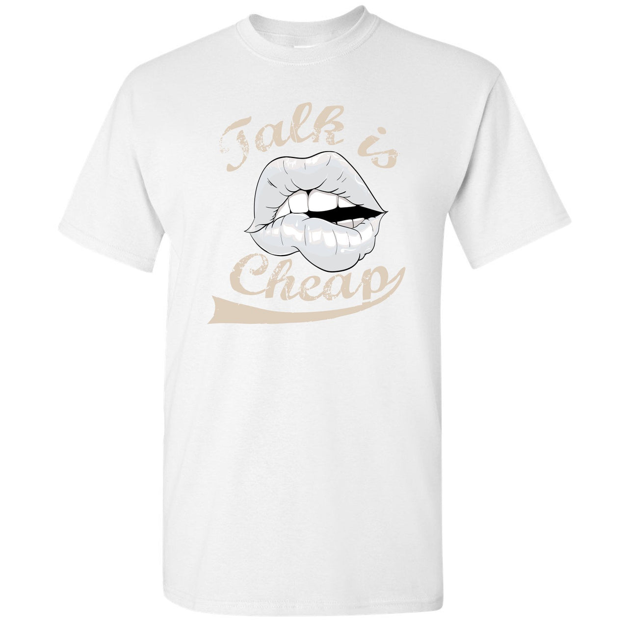 Hyperspace 350s T Shirt | Talking Lips, White