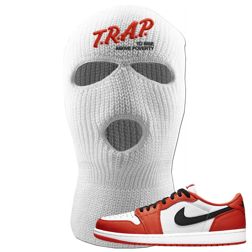 Starfish OG Low 1s Ski Mask | Trap To Rise Above Poverty, White