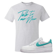 Washed Teal Low 1s T Shirt | Talk To Me Nice, Ash