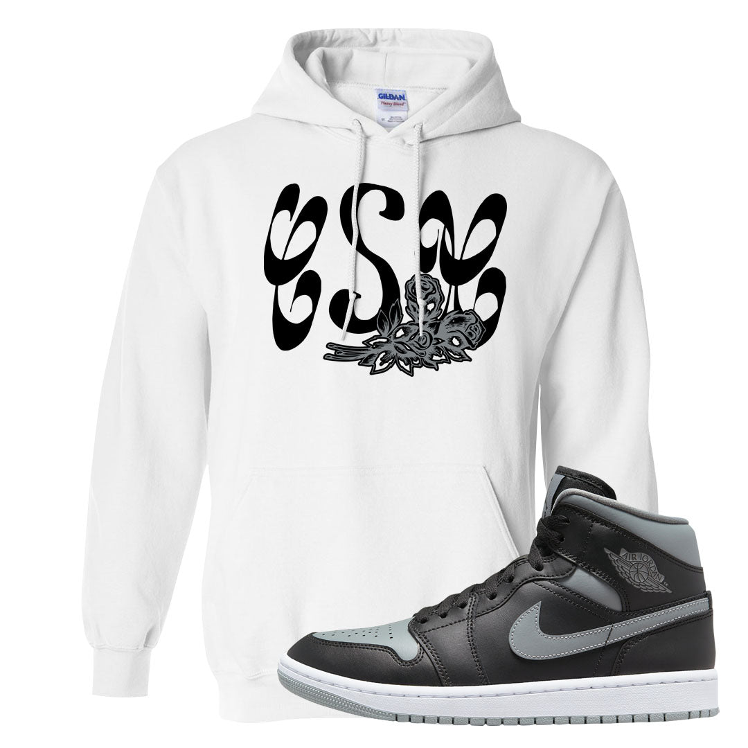 Alternate Shadow Mid 1s Hoodie | Certified Sneakerhead, White