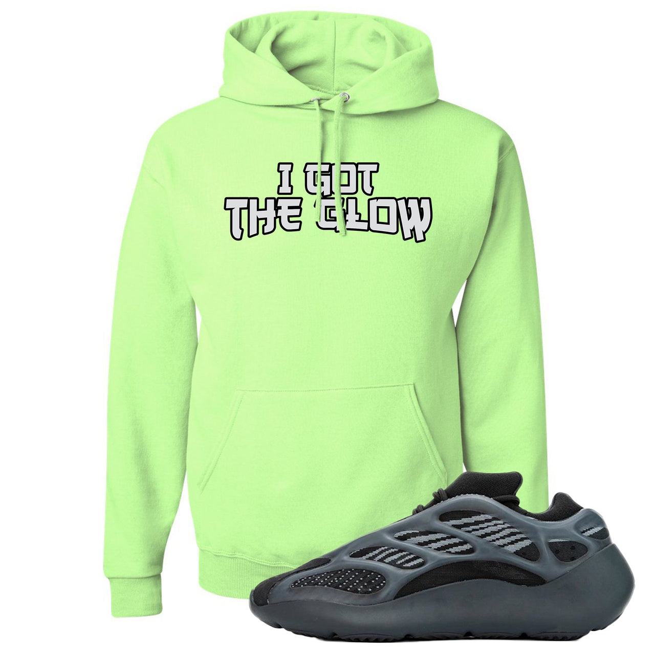 Alvah v3 700s Hoodie | I Got The Glow, Neon Green