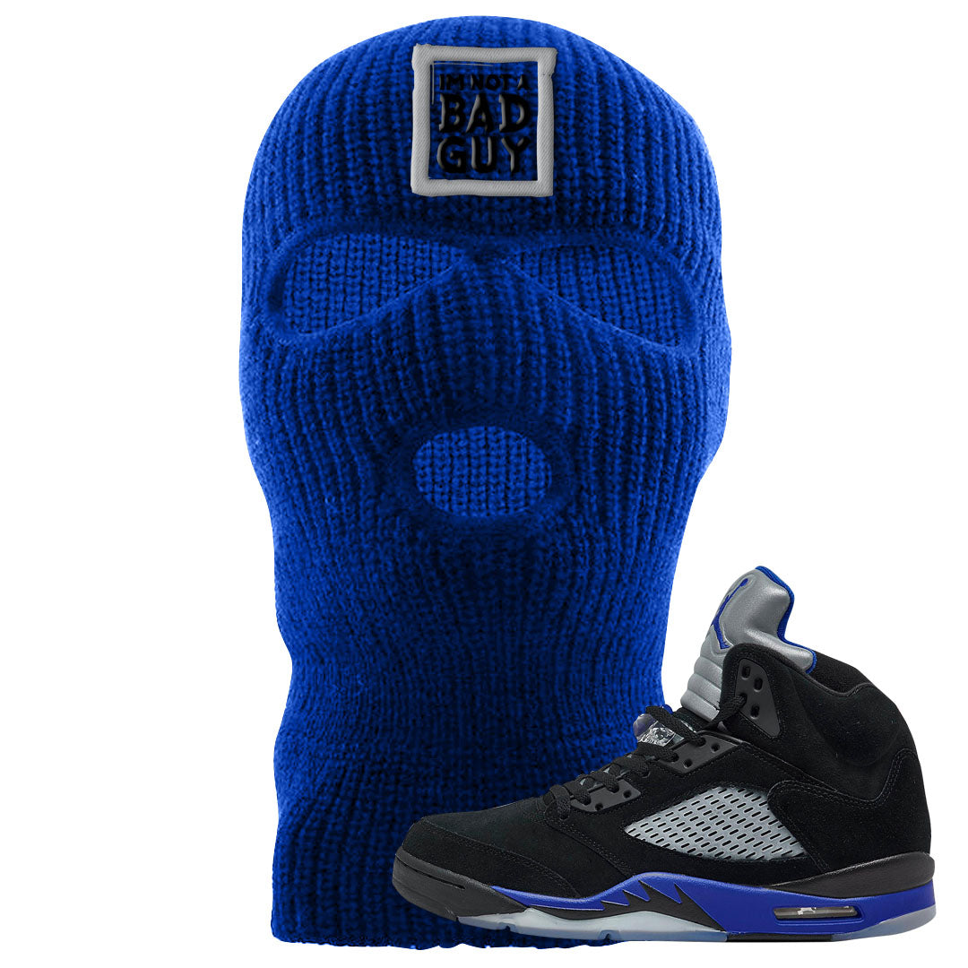 Racer Blue 5s Ski Mask | I'm Not A Bad Guy, Royal