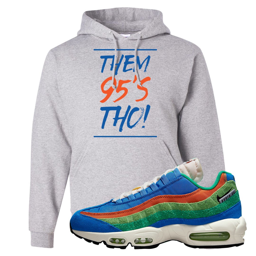 Light Blue Green AMRC 95s Hoodie | Them 95's Tho, Ash