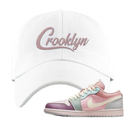 Air Jordan 1 Low Pastel Dad Hat | Crooklyn, White