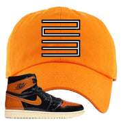 Jordan 1 Shattered Backboard Jordan 11 23 Orange Sneaker Hook Up Dad Hat