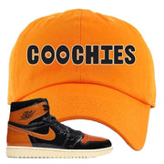Jordan 1 Shattered Backboard Coochies Orange Sneaker Hook Up Dad Hat