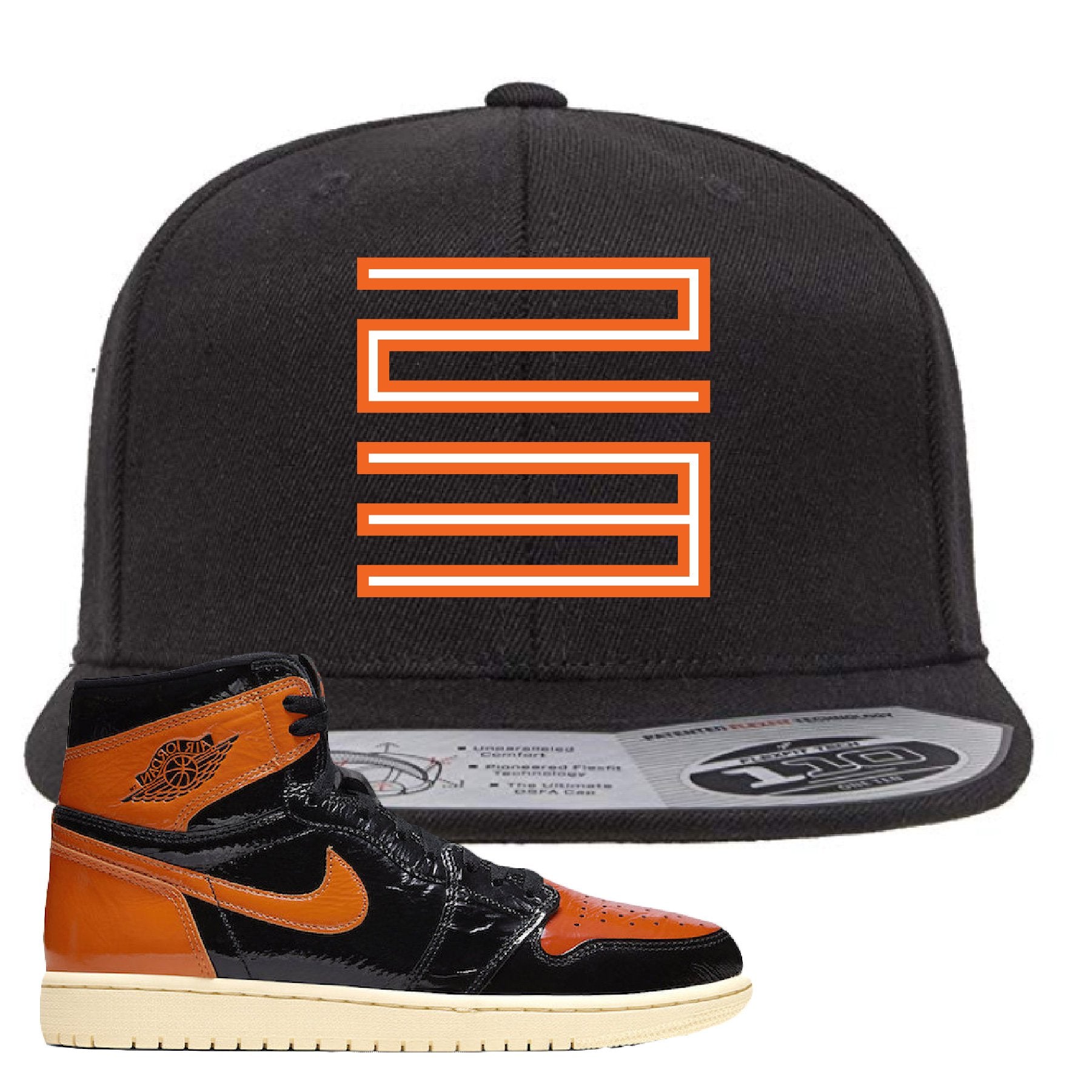 Jordan 1 Shattered Backboard Jordan 11 23 Black Sneaker Hook Up Snapback hat