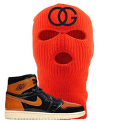 Jordan 1 Shattered Backboard OG Safety Orange Sneaker Hook Up Ski Mask