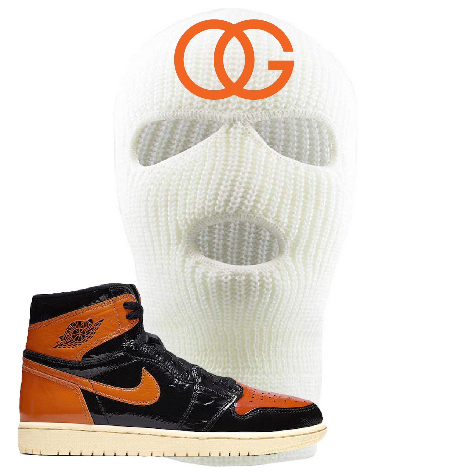 Jordan 1 Shattered Backboard OG White Sneaker Hook Up Ski Mask