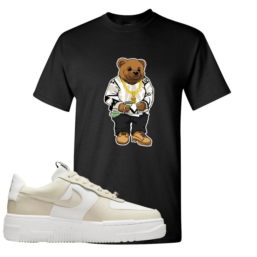 Pixel Cream White Force 1s T Shirt | Sweater Bear, Black