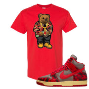 Acid Wash Red 1985 High Dunks T Shirt | Sweater Bear, Red