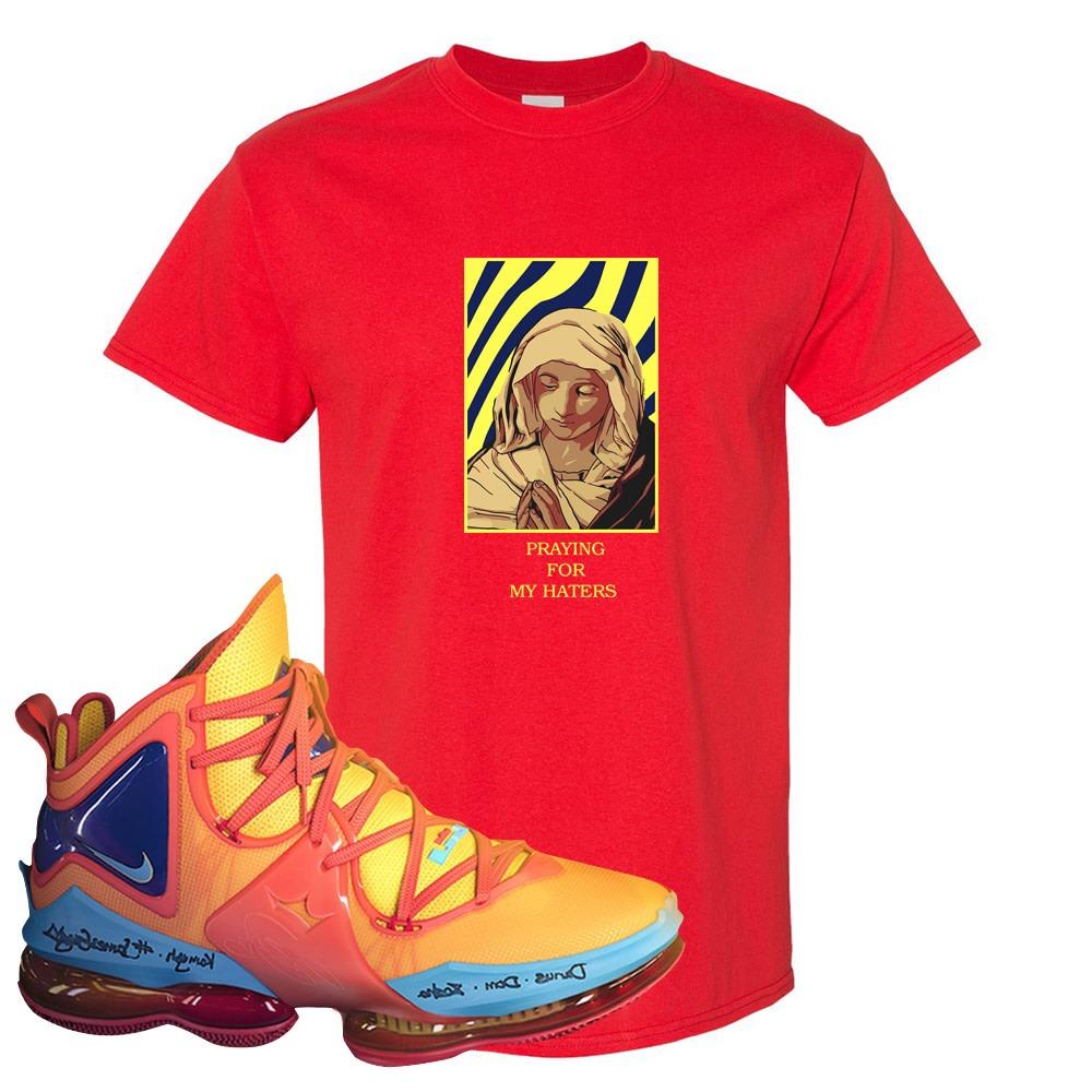 Lebron 19 Tune Squad T Shirt | God Told Me, Red